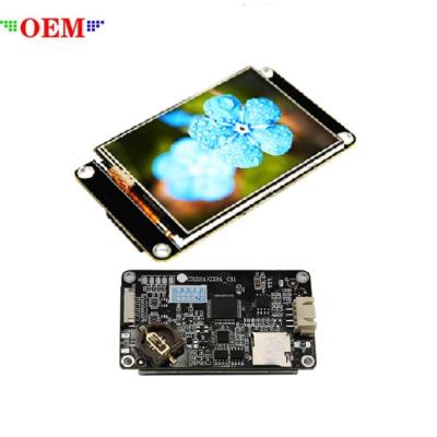 China Smart Iot Display 2.4 Inch Enhanced HMI Smart USART UART Scam Touch Screen SPI TFT LCD Display Serial Module with Control Board for sale