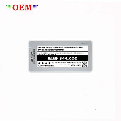 China OEMY custom 2.13/2.9/4.2/7.5 inch supermarket e-ink e paper shop eel digital price tag electronic shelf label for retail store 2.9 inch or custom for sale