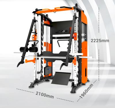 China New Universal Fitness Equipment Multi Function Functional Trainer Smith Machine Squat Rack for sale