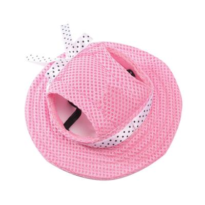 China High Quality Outdoor Viable Princess Viable Hat Canvas Pet Around Dog Visor For Pet Accessories Sports Visor Custom Hat for sale