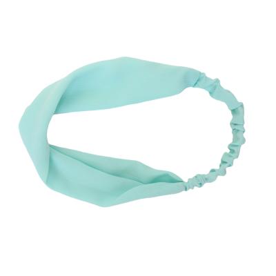 China Fashion Makeup Elastic Cloth Cute Headbands Custom Made High Quality Stretch Durable Solid Color Cute Headbands for sale