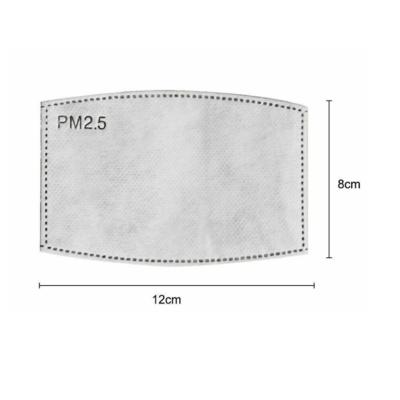 China Outdoor 5 Ply Pm2.5 Face Filter Cartridge With Activated Carbon Dust Air Protection Filter for sale