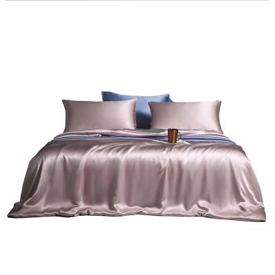 China Anti-Static AB Sides 16mm Mulberry Silk Bedding Sets 4pcs 100% Silk Sheet Sets for sale