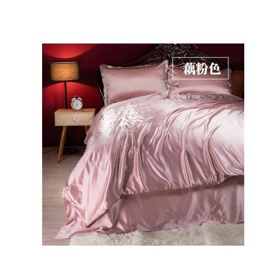 China 22mm 4pcs Mulberry Silk Anti-Static Bedding Sets Duvet Cover Bedding Sheet Pillowcase for sale