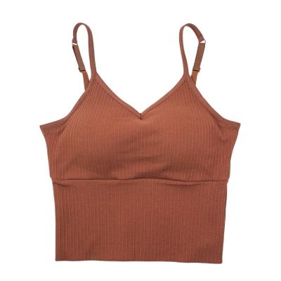 China Factory price chinese ladies seamless anti-pilling camisoles for women plain tank tops for sale