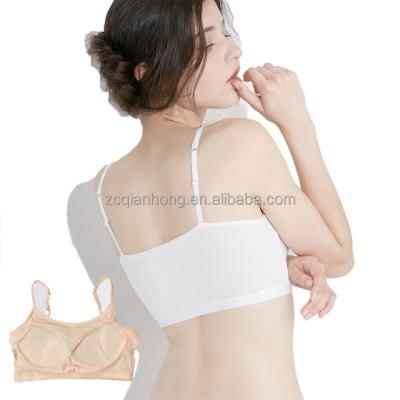 China Anti-pilling Customized Sports Bra Tops With Chest Pads Sexy Modal Cropped Crop Tops Womens Sexy Modal Short Cropped Tank Tops Navel Yoga Bras Yoga Bras Backless Tank Top for sale