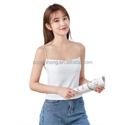 China Women's Sexy Lingerie One Piece Top Anti-pilling Cup OEM Comfortable Modal Modal Sexy Crop Camisole Street Ins Style Women's Tank Top for sale