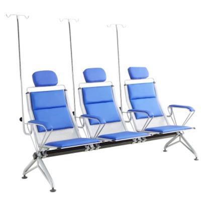 China Reasonable Hospital Intravenous Patient Clinic Furniture Hospital Design Medical Steel Infusion Chair for sale