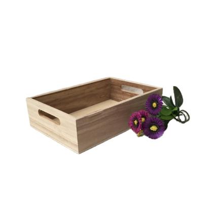 China China Factory Price Wholesale 20*13*5 Food and Snack Decoration Serving Wooden Tray for sale