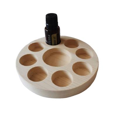 China Handmade Made in China Wholesale Ten Slot Wooden Gift Essential Oil Bottle Display Box for sale