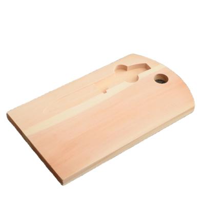 China Disposable High Grade Square Luxury Handcrafted Natural Wood Cutting Blocks Cutting Boards for sale