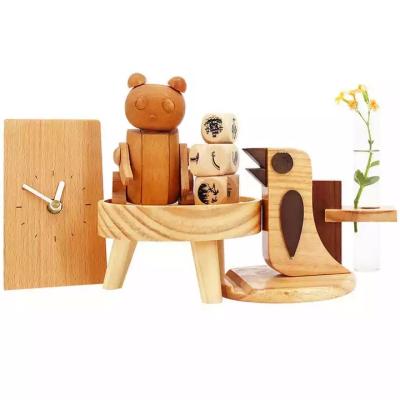 China Wood Working Machine Wooden Toy Cnc Milling Service Walnut Beech Maple Oak for sale