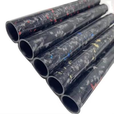 China Lightweight 3k Carbon Fiber Tube customized carbon fiber poles forged plain fiber tube for sale