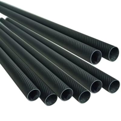 China Carbon Fiber Billiard Cue OEM low deflection tacos billiard cue plain UD carbon fiber pro taper cue en venta