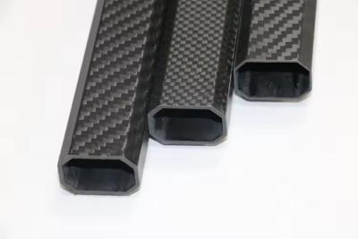 China Mold free high strength carbon fibre tube carbon fiber square tube with glossy finish for sale