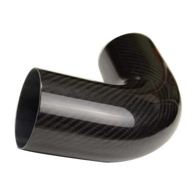 China Custom Carbon Fiber Intake Pipe Carbon Fiber Exhaust Pipe For Car And Motorcycle Professional for sale