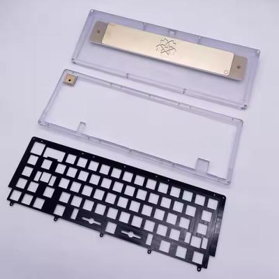 Κίνα Custom CNC mechanical aluminum 6061 6063 keyboard case anodized finish bottom top CNC Mechanical Keyboard plate προς πώληση