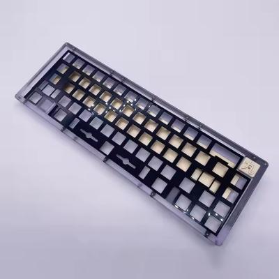 China Customized Mechanical Keyboard Housing CNC Machining Metal Case Aluminum Anodized for 60% 75% Mechanical Keyboard Plate for sale