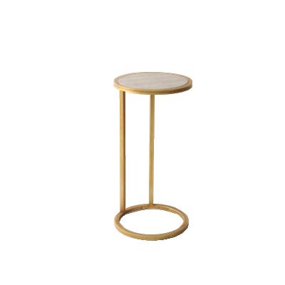 China Other Living Room Furniture Arts Gold Factory Small Modern Concise Sofa Style Living Room Side Table for sale