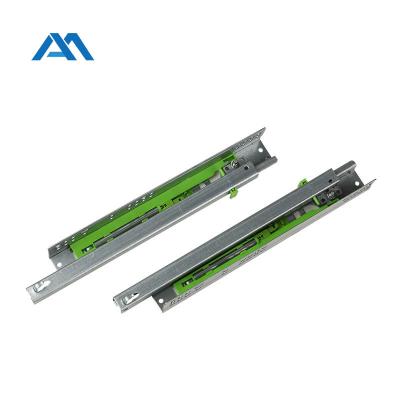 China Modern Full Extension Drawer Slides Under Mount Drawer Slide Easy To Disassemble Cabinet Buffer Slide en venta