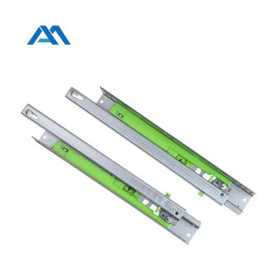 Κίνα Modern Single Extension Full Extension Drawer Slides Push Open Under Mount Drawer Slide With Plastic Adjusting Pin προς πώληση