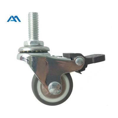 Chine Modern PVC Nylon Manufacturer Customized Heavy Duty Caster Wheels With Brake For Industry à vendre