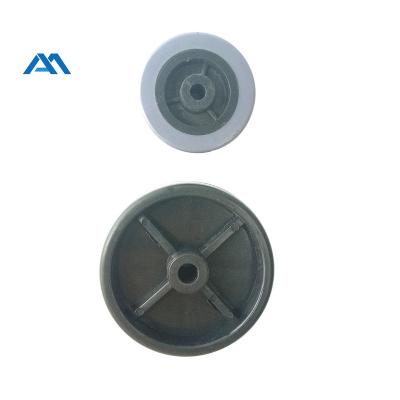 China Modern Customized Swivel Plate Casters With Lock PVC Material Heavy Duty Industrial Caster Wheels Te koop