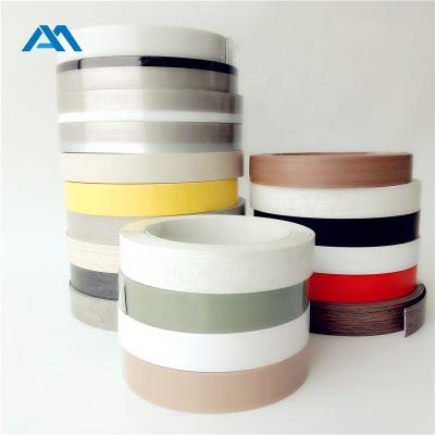 China Top Quality Furniture Veneer Manufacturer Furniture Edge Decoration Selling Solid Color Top Decoration Strip Sharpening Strips For Panel Edge Lipping en venta