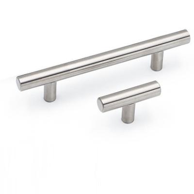 China Modern Furniture Hardware Accessories Drawer Wardrobe Cavity Handle Sideboard Stainless Steel Handle for sale