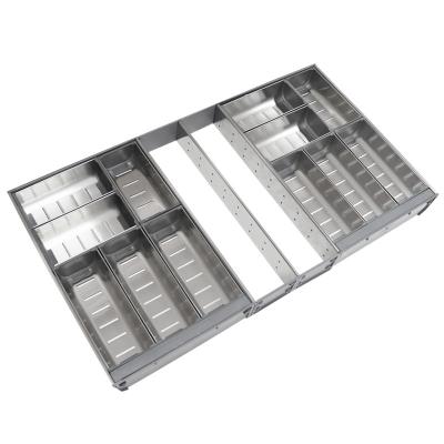 Cina Custom Adjustable Expandable Tray For Spoon Environmental Kitchen Drawer Organizer in vendita