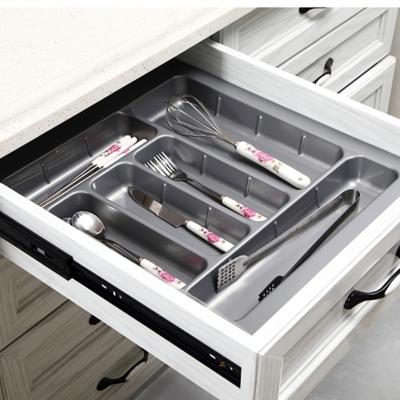 중국 High Quality Square Flat Tableware Tray Storage Cutlery Tray Environmental Factory Supply Kitchen Storage 판매용