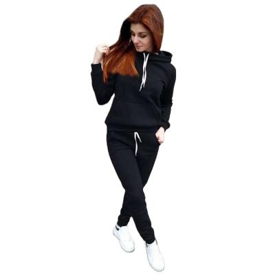 China Other Women Windproof Fleece Sets Unisex Winter Warm Up Sweatsuit Hoodie Hot Sale Casual Sweatshirt And Skinny Legging Tracksuits for sale