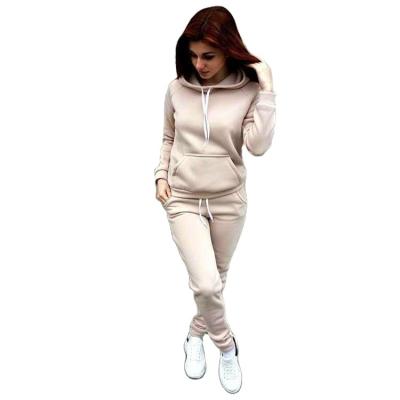 China Other Cheap Comfortable Slim Fit Pullover High Quality Blank women winter tracksuit Cotton Oversized Warm Sustainable track suit girls for sale