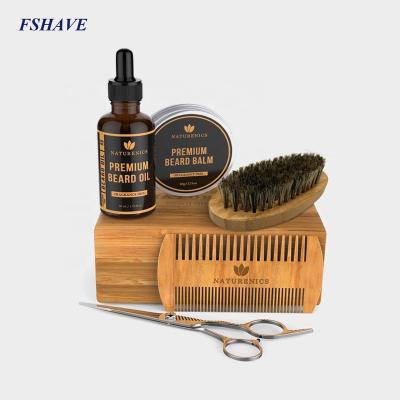 China Acne Treatment Men Beard Care Products Facial Hair Growth For Man Private Label Conditioner Set for sale