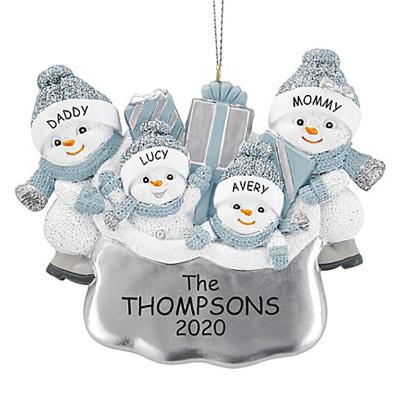 China Home Decoration Family Snowman Ornaments for sale