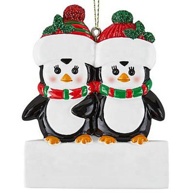 China Home Decor Personalized Christmas Penguin Family Ornaments for sale