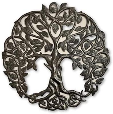 China Wholesale Europe Tree Of Life Metal Wall Art For Home Decor for sale