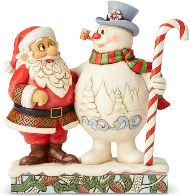 China Outdoor Europe Christmas Decoration Resin Snowman for sale