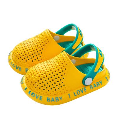 China Other Children's Children Baby 2 3 Years Old Infants Soft Bottom Hole Shoes Summer Non-Slip Baotou Children's Sandals and Slippers for sale