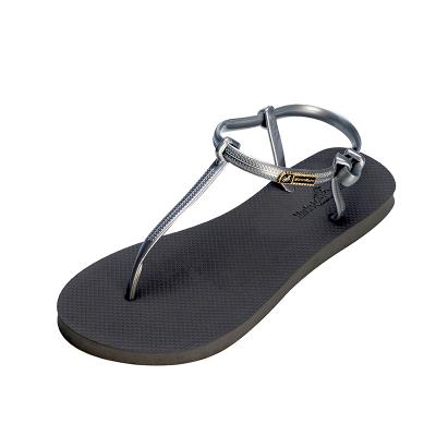 China New Lightweight Women Flat Sandals Slides Outdoor Flip Flops Love Beach Slippers for sale