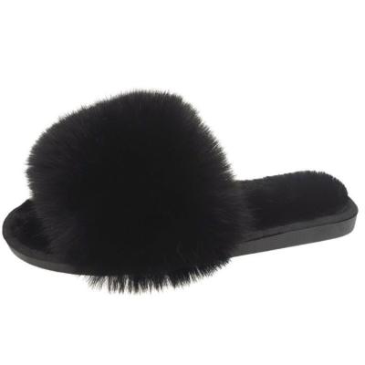 China CUSHIONING new fashion autumn and winter plush home wear plush cotton single-term women's slippers outer slippers for sale