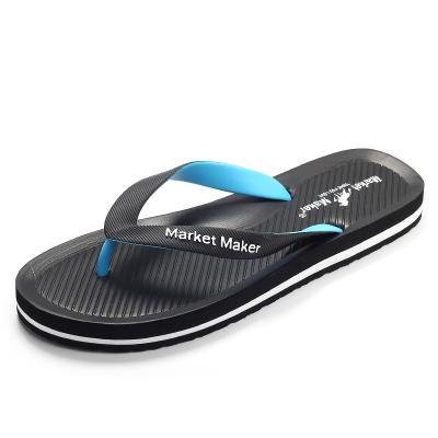 China 2021 New Fashion Trend Men's Custom Soft Outdoor Sandals Flip Flop Beach Rubber Sandals For Summer for sale