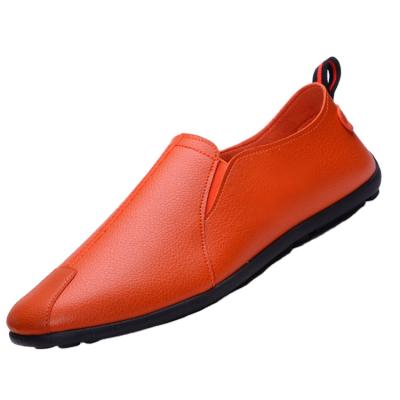 China 2021 New Lightweight Spring And Autumn Peas Shoes Men's Leather Casual Shoes for sale