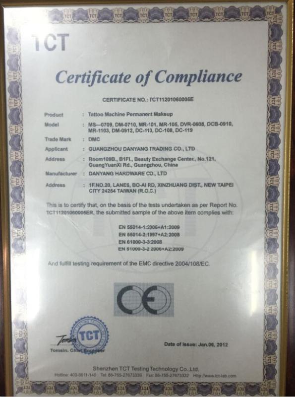 CE - Guangzhou Danyang Trading Co., Ltd.