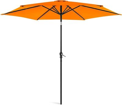 China Modern Patio Umbrella 10ft Outdoor Garden Table Umbrella with Push Button Tilt and 6 Rib Crank Turn for sale