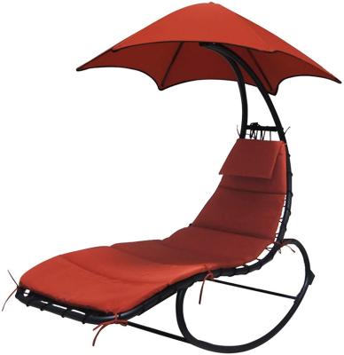 China Outdoor Hammock Stand Chair Floating Chair Hammock Arc Stand Air Porch Stand Sofa Chair Canopy Swing Lounge Chair for sale