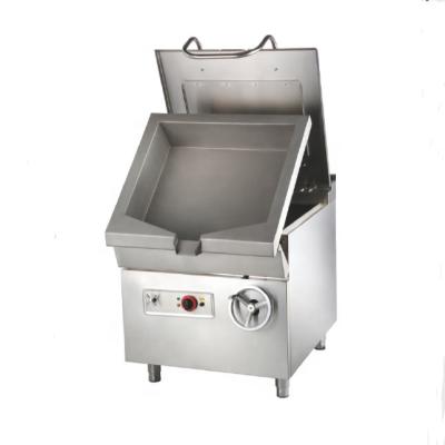 China Industrial Vegetable Processing Plant (K002) Restaurant Equipment Electric Inclined Braising With Tilting Pan for sale