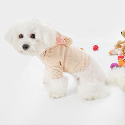 China Cotton Dog Hoody Hoodies Luxury Dog Knitted Outlet Viable Hot Selling Sweater With Ears for sale