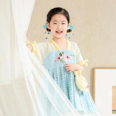 China Anti-wrinkle Fashion Clothes Plus Size Girls Han Chinese Clothing Crochet Dress For Babies for sale