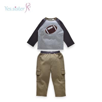 China Wholesale Stock Formal Clearance Fashion Cotton Kids Boutique Boys Dressing Set for sale